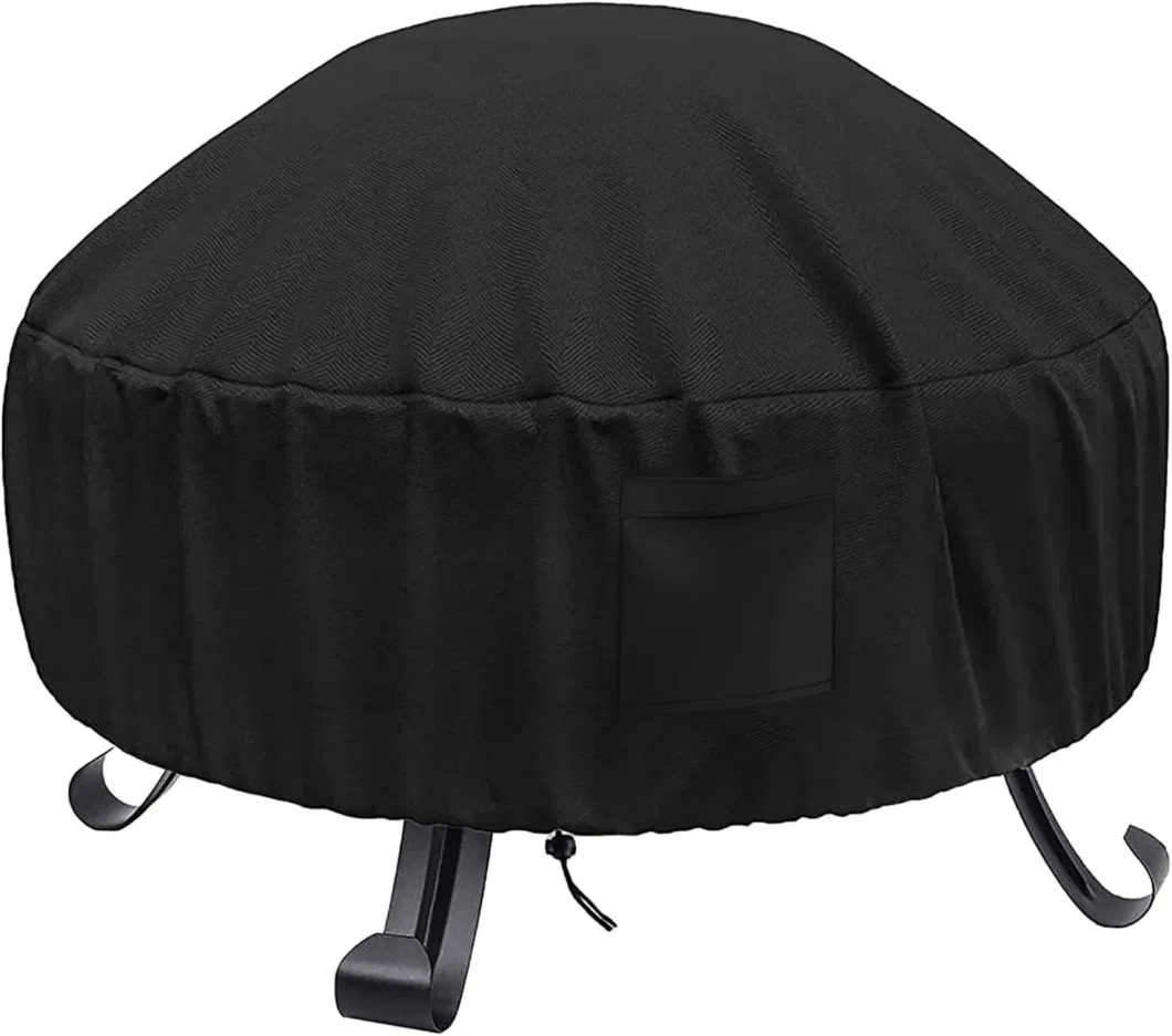 Round Brazier, Fire Pit/Table Cover/Bowl Cover, Black