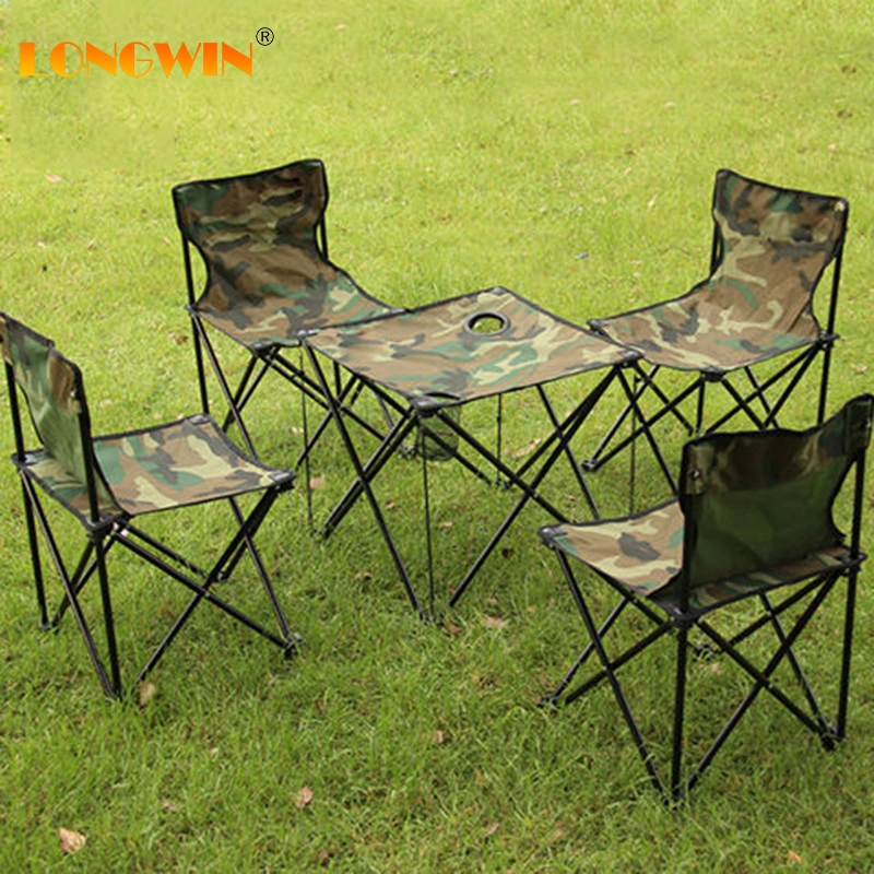 Folding Chairs Tables Dining Wood Coffee Set Composite Picnic Furniture Round Smokeless Fire Pit Start Outdoor Table and Chair
