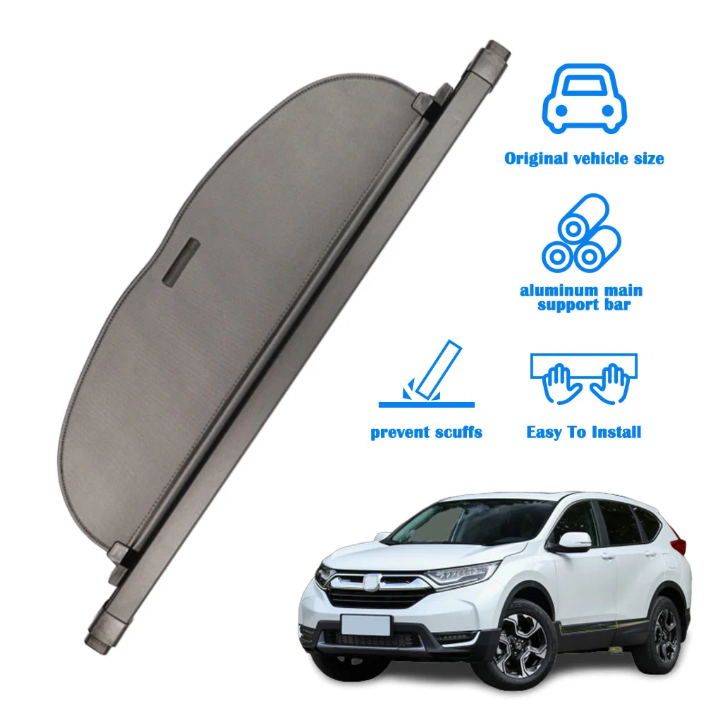 Latest Car Auto Accessories Car Decoration Soft Roll up Retractable Cargo Cover for Honda CRV 2017-2019