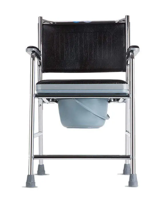Modern Adjustable Shower Chair Multi-Functional Steel Pipe Potty Chair Premium Commode Chair for Disabled and Patient