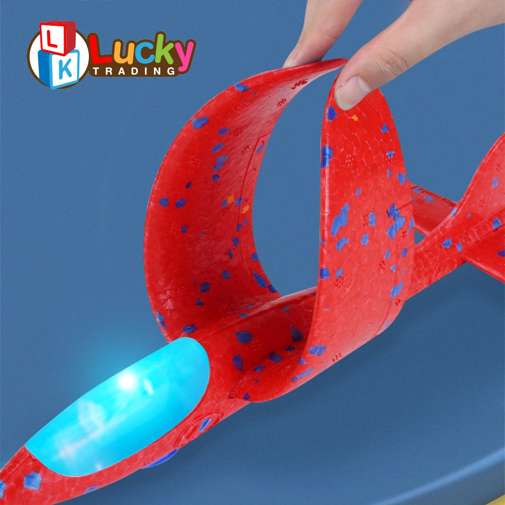 Airplane Launcher Toys LED Foam Glider Catapult Plane Toy