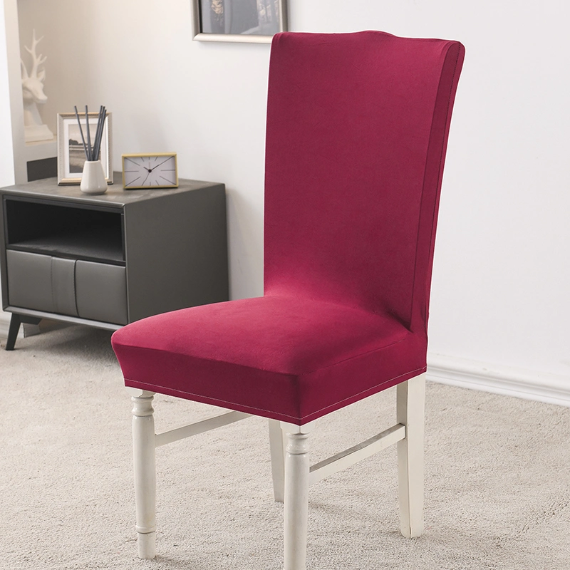 Plain Color Waterproof Slipcover Stretch Velvet Chair Cover for Living Room