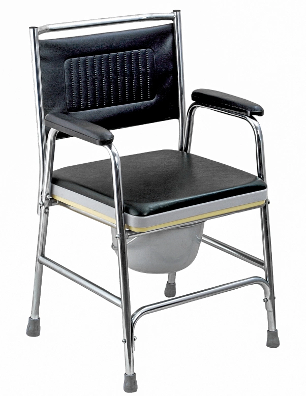 Modern Adjustable Shower Chair Multi-Functional Steel Pipe Potty Chair Premium Commode Chair for Disabled and Patient