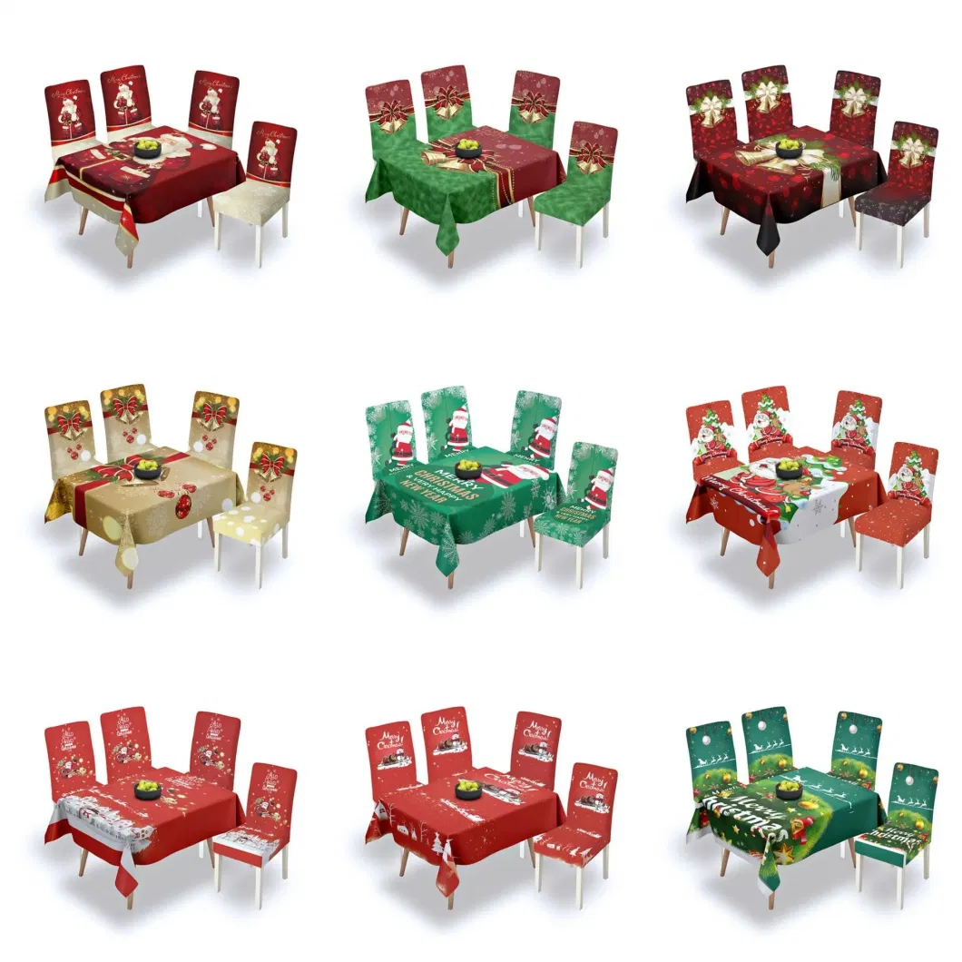 Slipcover Spandex Printed Christmas Decor Event Chair Cover Fundas PARA Sillas for Living Room