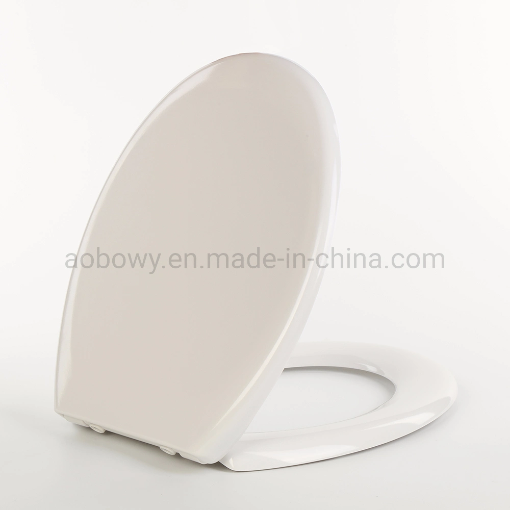 Heavy Duty Round Front Slow Close Toilet Seat Cover with Soft Down