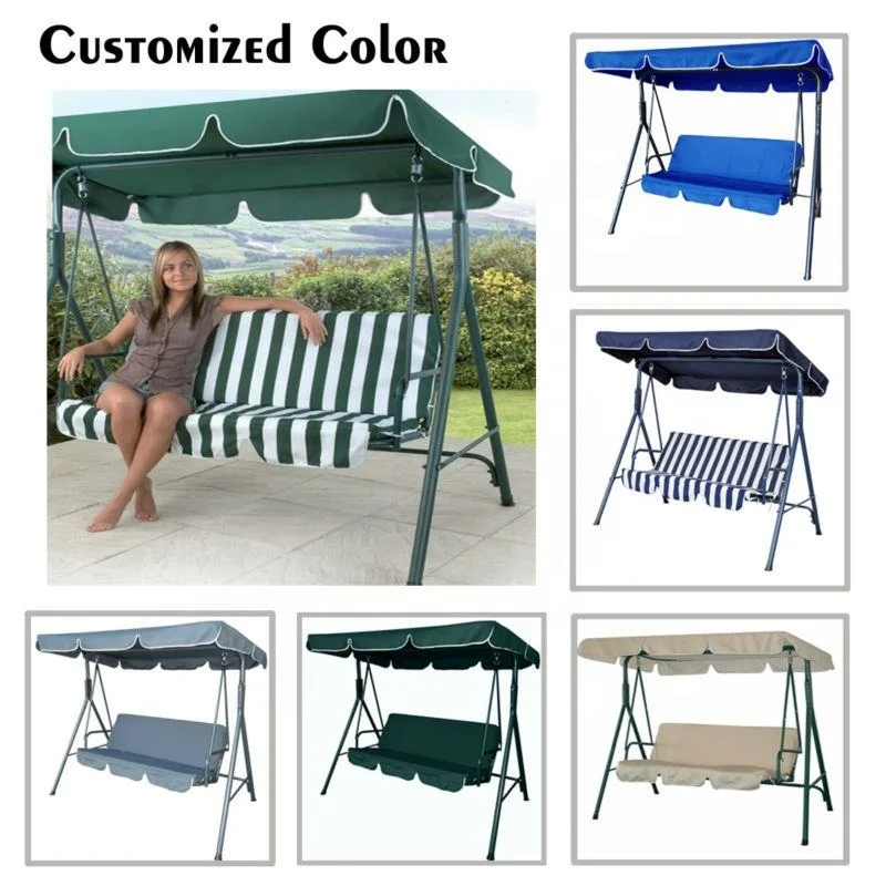 Patio Swing Canopy Cover Swing Seat Cover 3 Seater Swing Seat Cover for Garden Terrace Seat Hammock