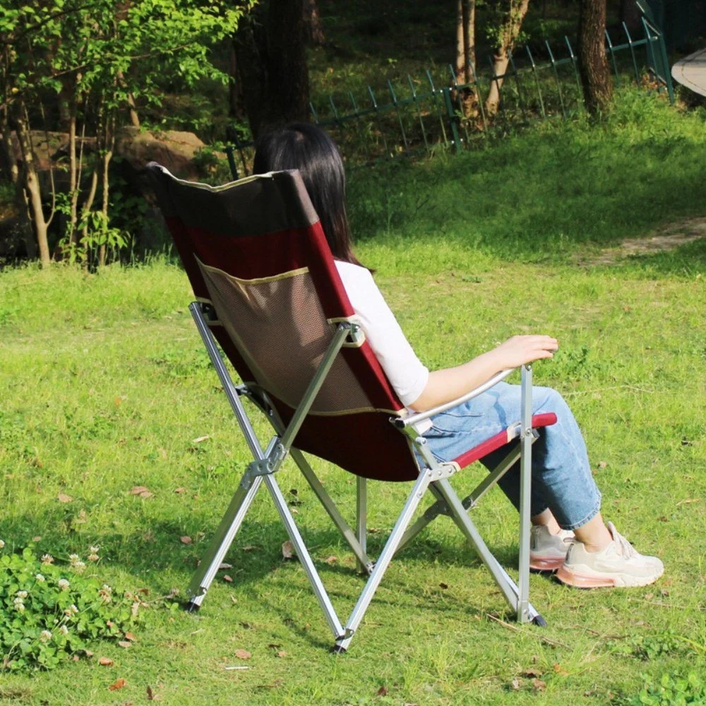 Portable Folding Chair Wholesale Outdoor Camping Picnic Chair Self-Driving Tour Backrest Fishing Chair Cross-Border Ci23123
