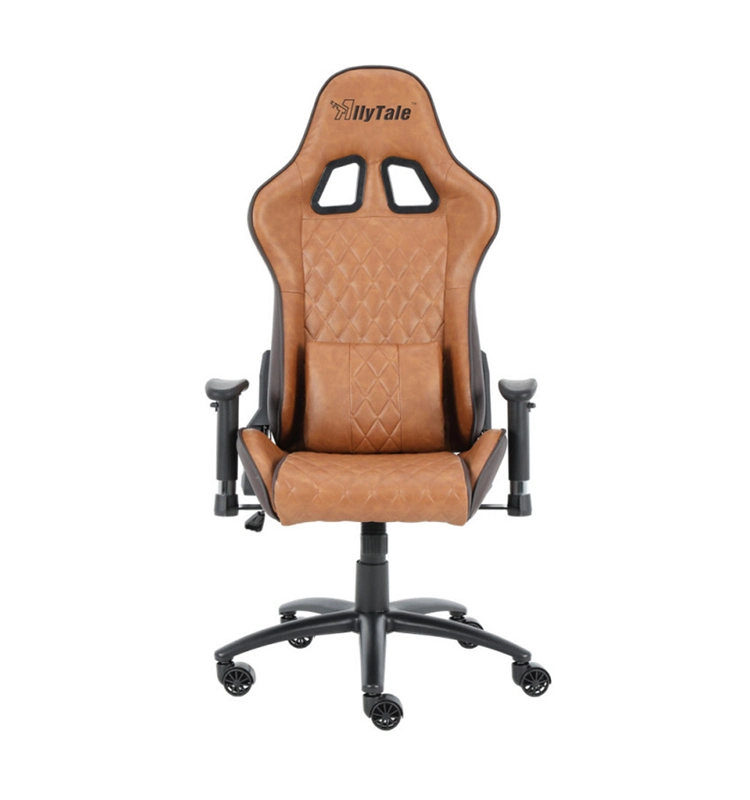 (JONATHAN) Vintage Leather Cover Adjustable Gaming Office Chair Gaming Chair