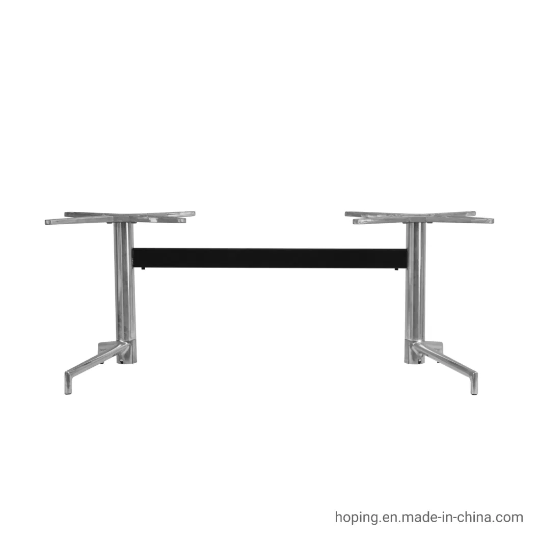 Steel Gun Black New Coffee Table Furniture Frame Legs Base Aluminum Alloy Folding Training Conference Table Frame