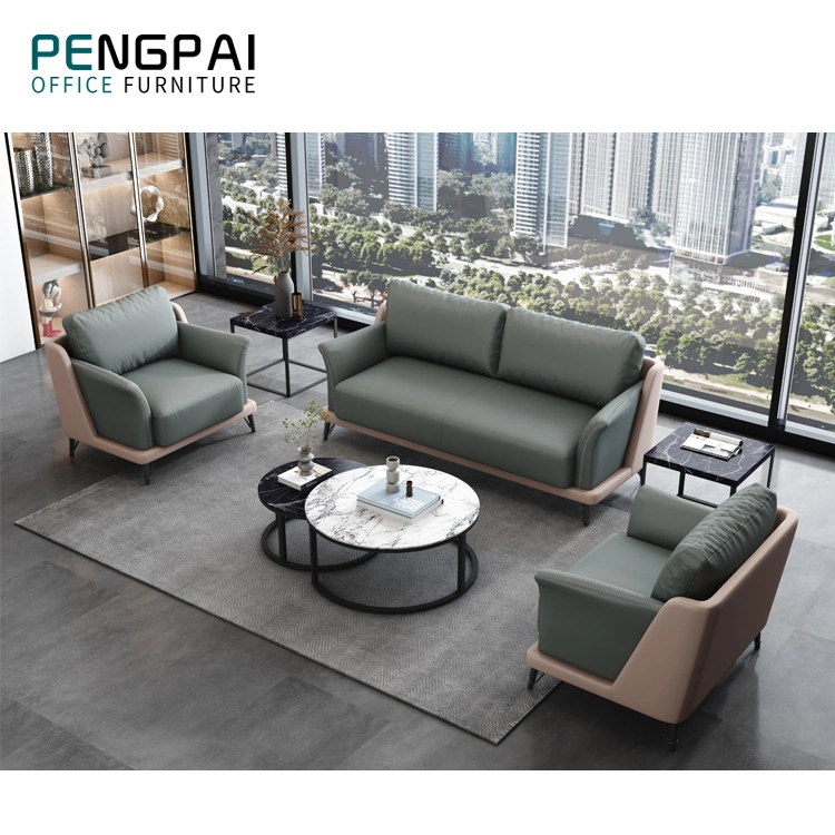 Commercial Furniture Sectional Office Waiting Room Synthetic Leather Office Sofa