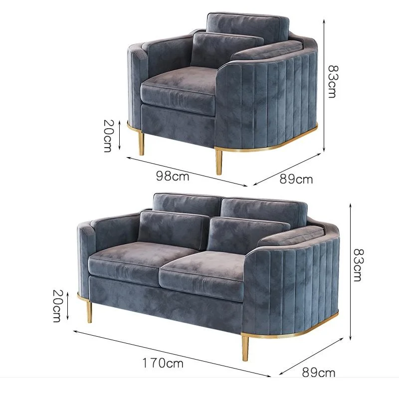 Wholesale China Manufacturer Living Room Furniture Washable L Shaped Single Seater Fabric Cover Sofa