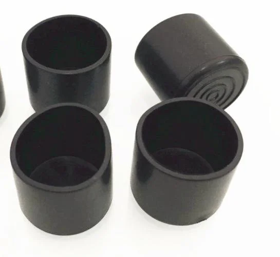 Round Plastic Plug Pipe Tubing End Cap Durable Chair Glide Round Pipe End Cap Cover for Table Chair Furniture Legs