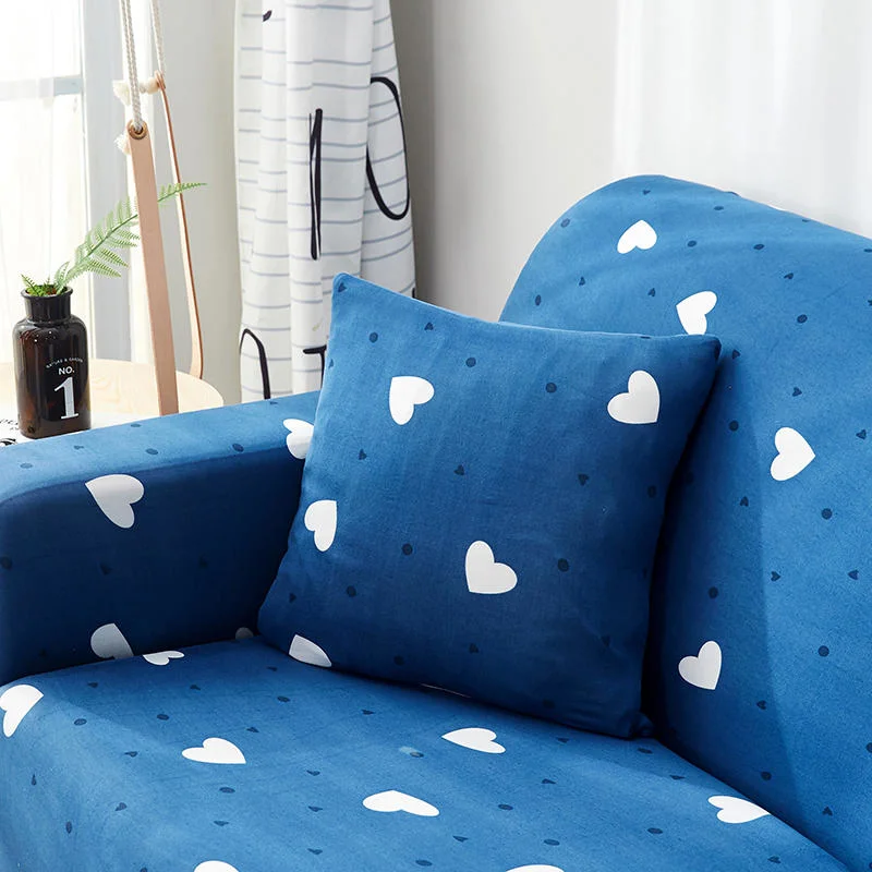 Sofa Cover Furniture Protector Leaves Printed Couch Covers Armchair Slipcover, Fitted Sofa Protector