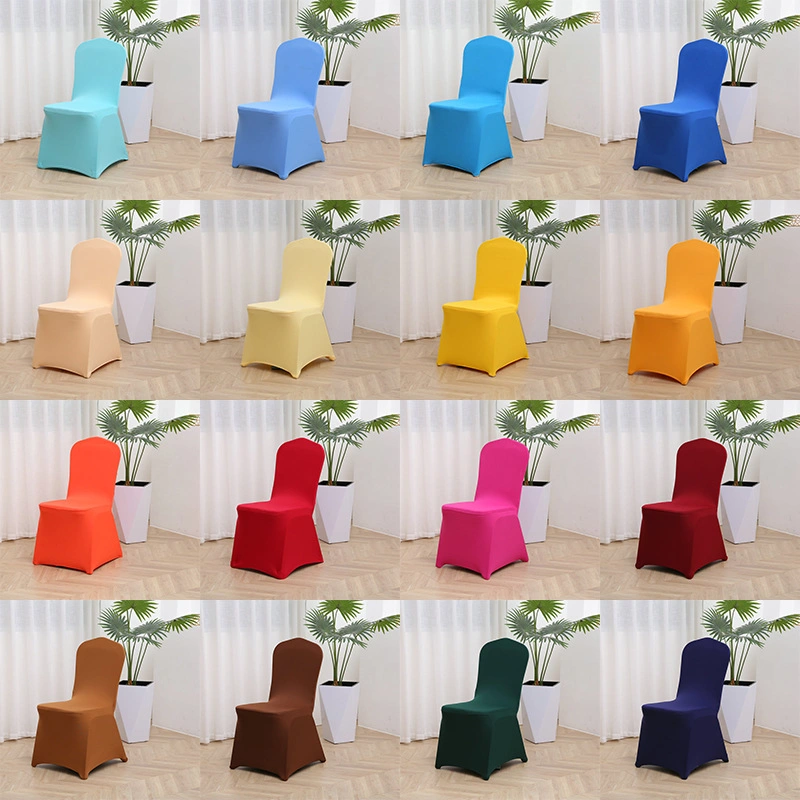 Party Strong Stretch Spandex Custom Color Wedding Chair Cover for Folding Chair