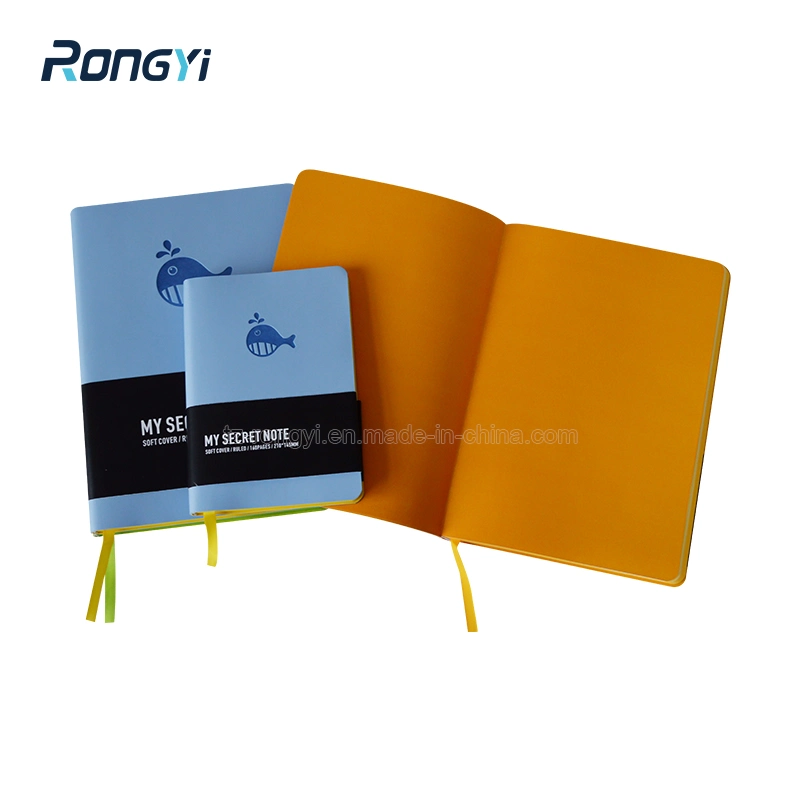 High Quality Custom Colorful PU Leather Cover Agenda Notebook Soft Cover for Gifts
