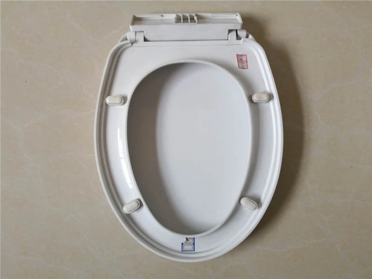 Bathroom Round Type Toilet Seat Cover White Standard Design