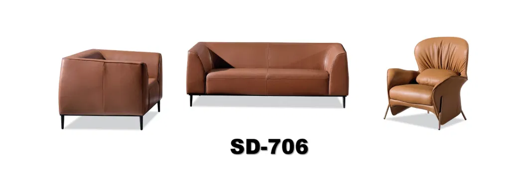 Zode Luxury Elegant Design Stainless Steel Living Room 3 Seat Sofa Set Furniture