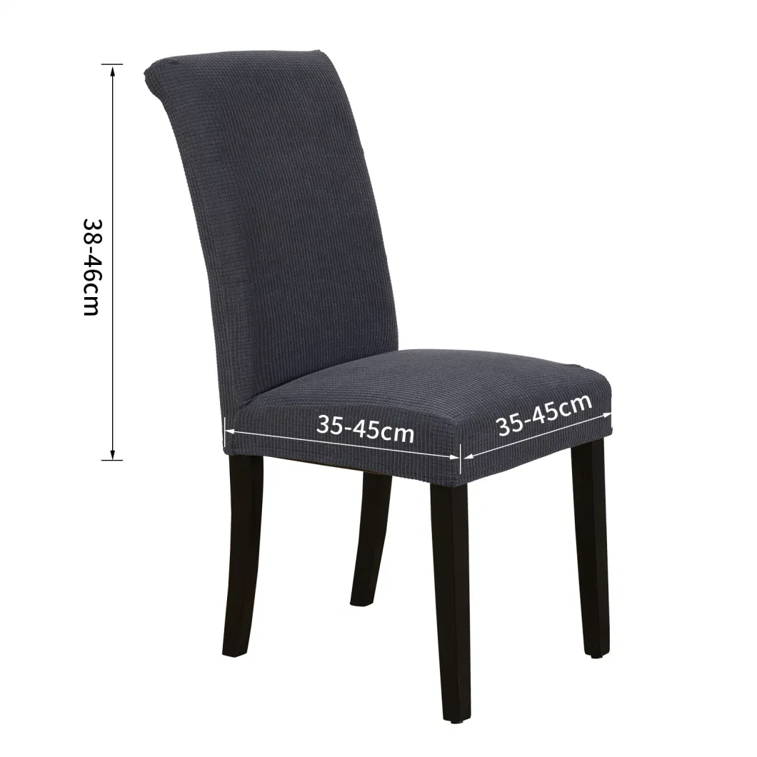 Top Online Seller Super Soft Stretch Elastic Dining Room Velvet Chair and Table Cover