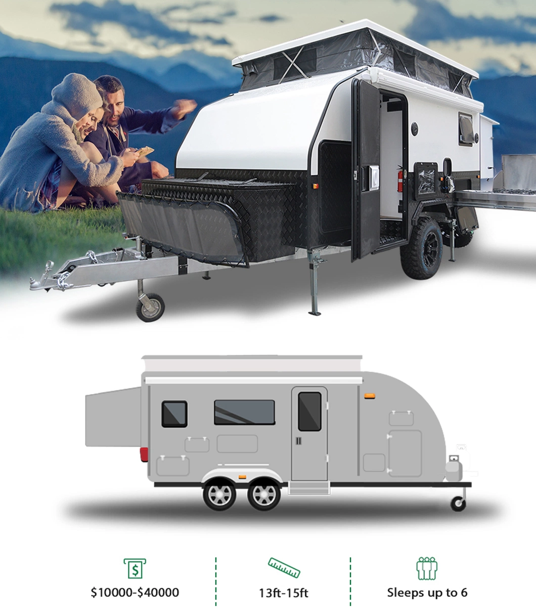 Customizable Hybrid Static Caravans Waterproof Travel Trailer RV Cover Travel Trailer Windows