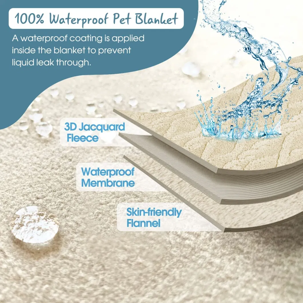 Waterproof Dog Blanket Sofa Bed Couch Cover for Dogs