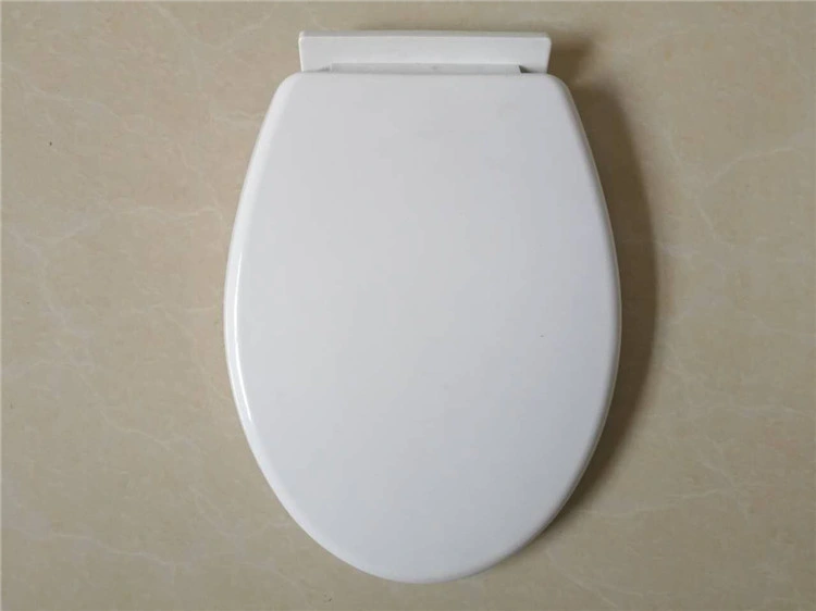 Bathroom Round Type Toilet Seat Cover White Standard Design