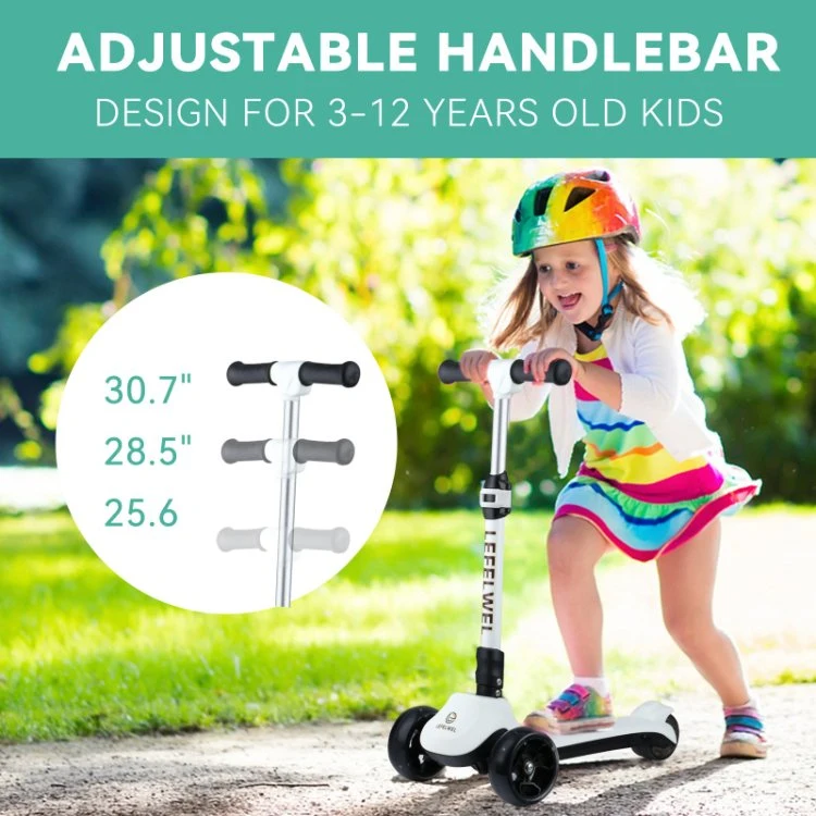 Popular Glider Warehouse Foldable Cheap Kids Electric Rear Break Pedal Kick E Scooter