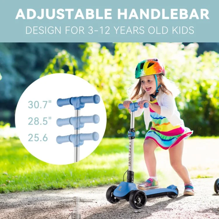 Popular Glider Warehouse Foldable Cheap Kids Electric Rear Break Pedal Kick E Scooter