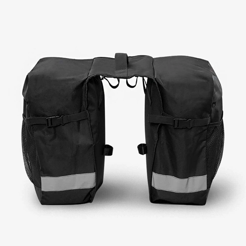 Durable Bicycle Pannier Bag Large Pockets Outdoor Sports Extendable Bicycle Rear Seat Trunk Bag Bike Accessories