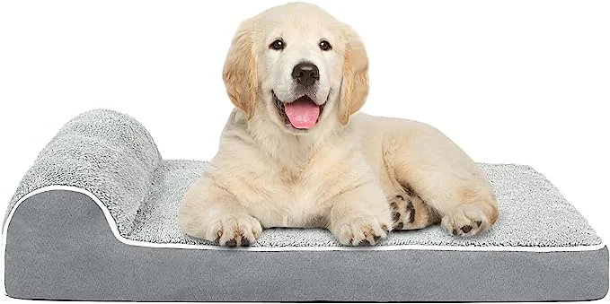 Foam Sofa with Removable Washable Cover, Waterproof Lining and Nonskid Bottom Couch, Pet Bed