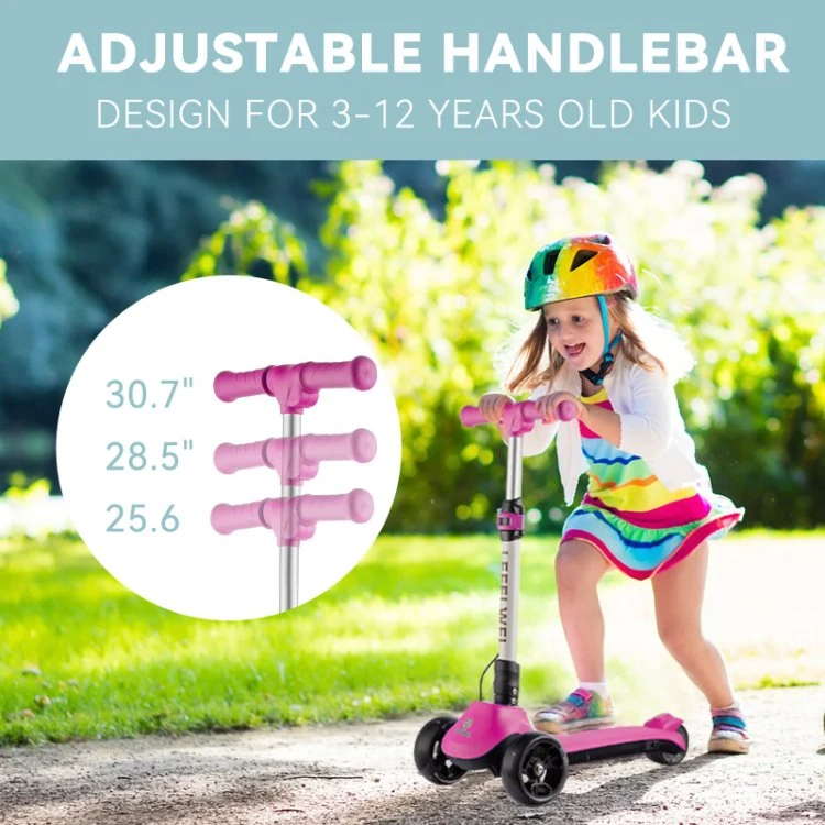 Popular Glider Warehouse Foldable Cheap Kids Electric Rear Break Pedal Kick E Scooter