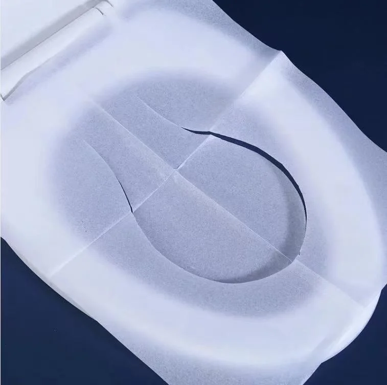 100% Flushable Disposable Toilet Seat Cover Paper 1/2 Folded, 1/4 Folded