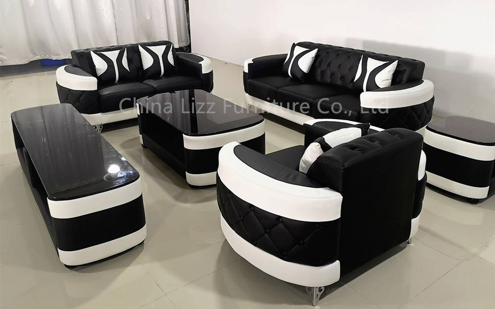 Living Room Modern Leisure Sectional Leather Sofa Furniture