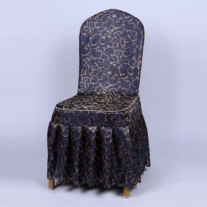 Jacquard Multi Design Colors Wedding Decorative White Seat Chair Cover