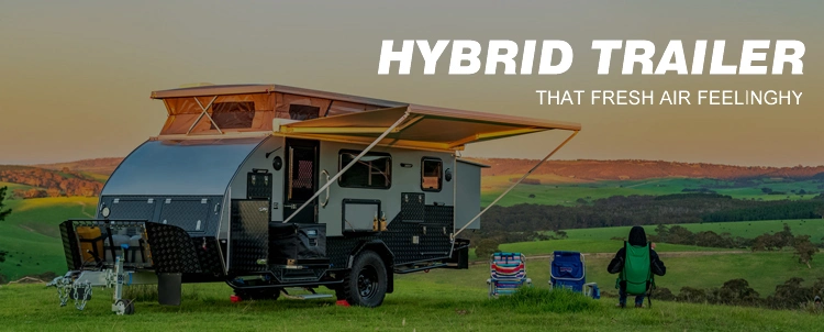 Customizable Hybrid Static Caravans Waterproof Travel Trailer RV Cover Travel Trailer Windows