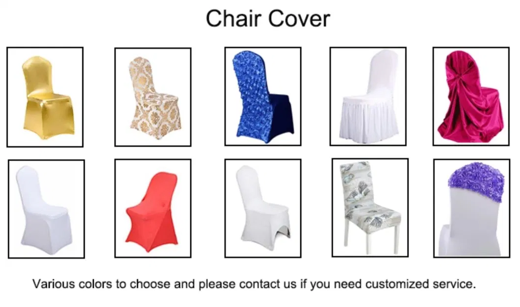 Shenone Good Quality Cheaper Banquet Chair Cover Spandex Wedding Chair Cover