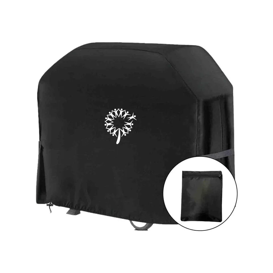 BBQ Grill Cover Waterproof Anti-UV Material with Velcro Straps