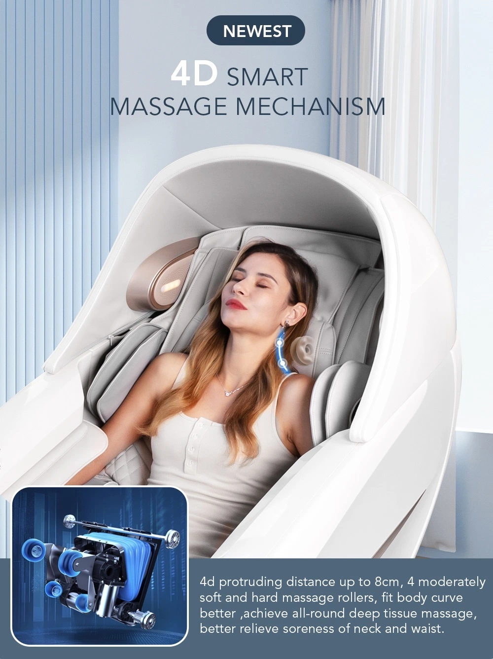 Most Advanced Full Body Pain Relief Korean Chair Massager Massage Chair