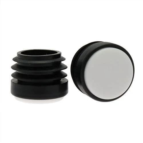 Plastic End Plug Pipe Insert Tube End Cover End Plug for Furniture Desk Table Chair Sofa Leg