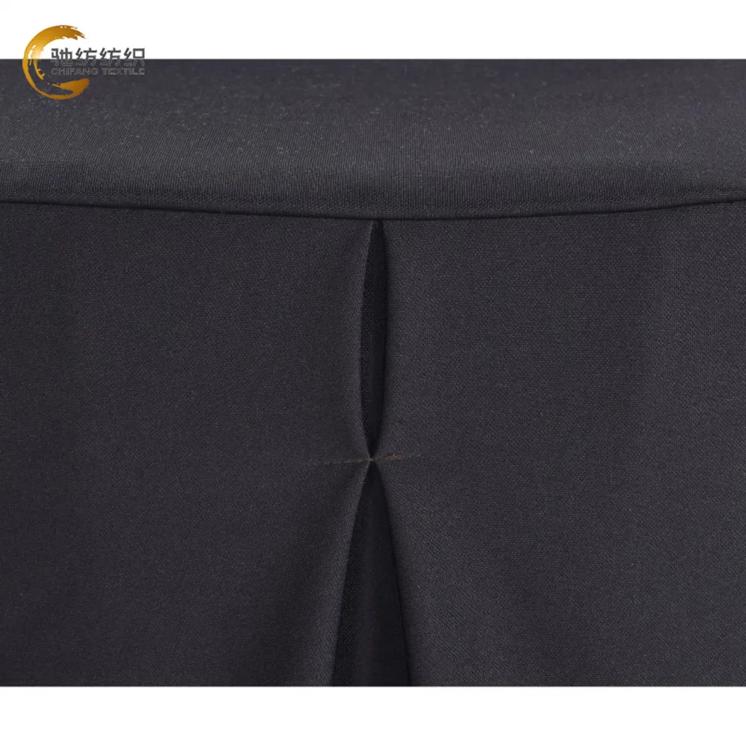 100% Poly Knitted Fabricuniversal Chair Covers for Wedding Banquet 100% Poly Knitted Fabricblack Protective Cover of Chairs