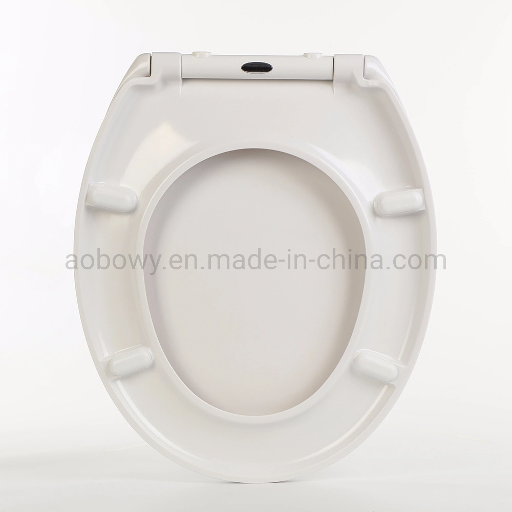 Heavy Duty Round Front Slow Close Toilet Seat Cover with Soft Down