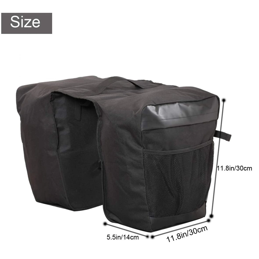 Durable Bicycle Pannier Bag Large Pockets Outdoor Sports Extendable Bicycle Rear Seat Trunk Bag Bike Accessories