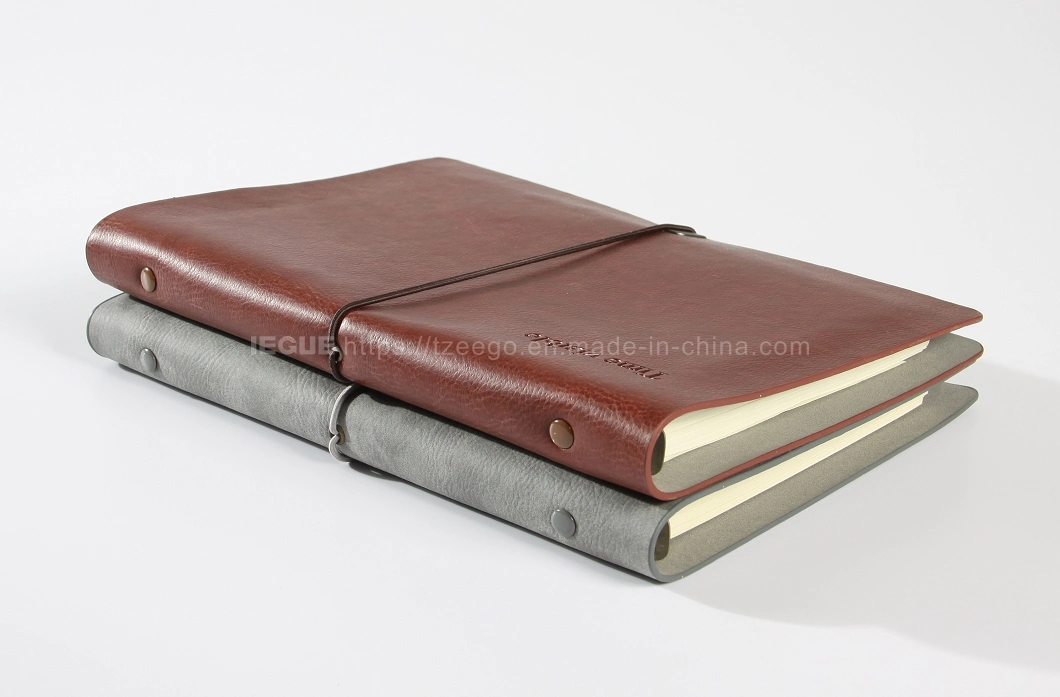 2023 Planner Custom Loose Leaf PU Leather Notebook Personalized Leather Notebook Cover