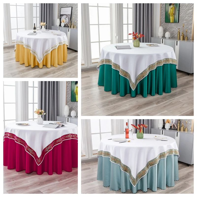 Round Fitted Stretch Cocktail Spandex Bistro Cocktail Bar Table Cover with Top Cover Stretch Tablecloths for Wedding Party Table Cover