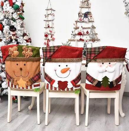 Christmas Decorative Doll Chair Cover