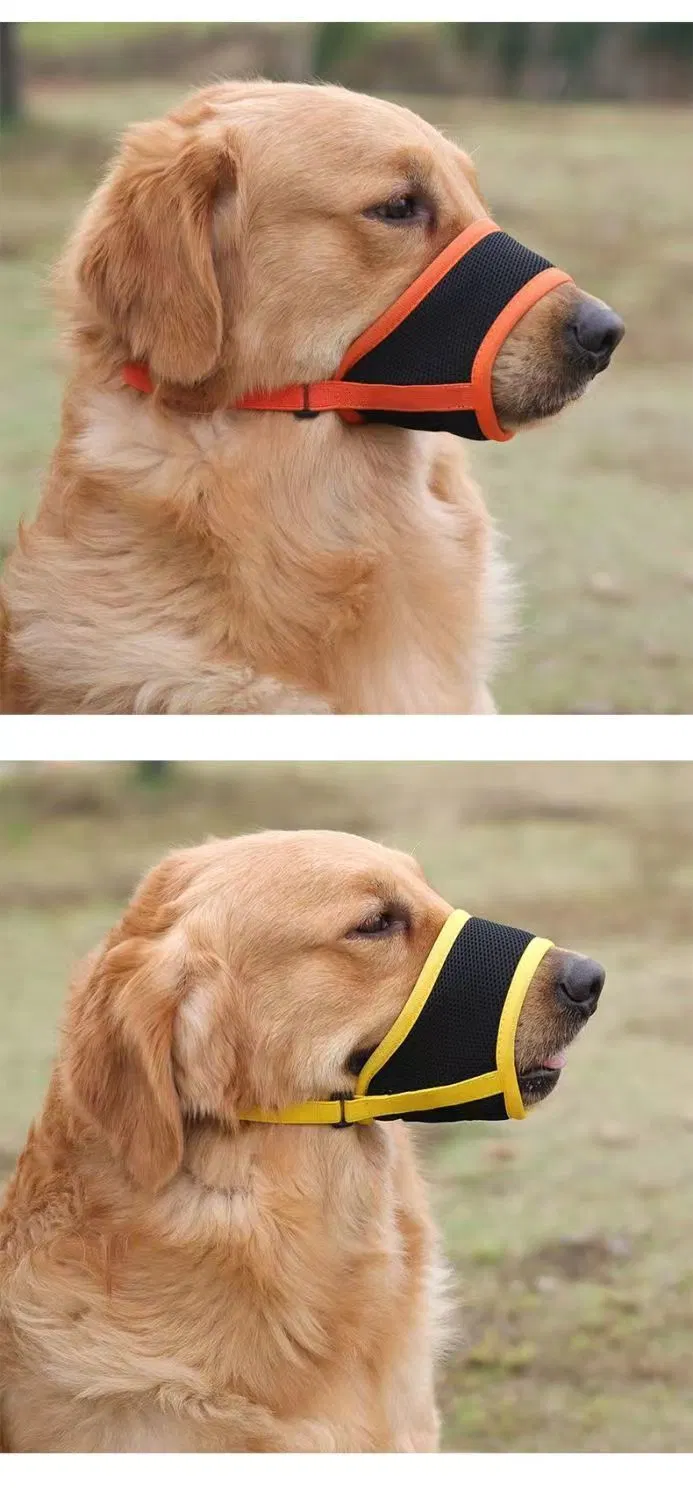 Dog Muzzle Anti-Bite Anti-Barking Can Drink Anti-Eating Mask Pet Anti-Barking Device Golden Retriever Teddy Small and Medium-Sized Dog Mouth Cover