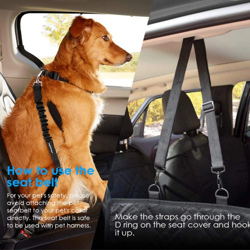 Waterproof Durable High Quality Multi-Function Pet Car Seat Cover with Side Flaps