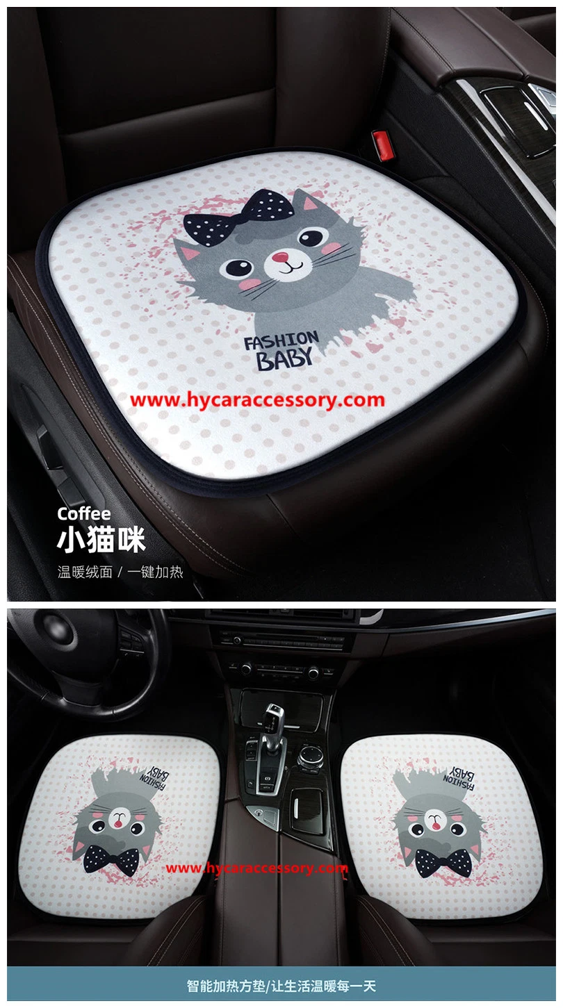 &#160; Car Decoration Car Interiorcar Accessory Home &#160; Office Universal Cartoon USB &#160; Heating Cushion Pad Winter Auto Car Heated Seat Cover