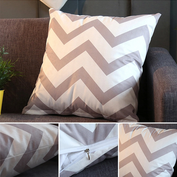 Home Decor Factory Wholesale Design Soft Print Throw Pillow Cover Luxury Sofa Cushion Cover