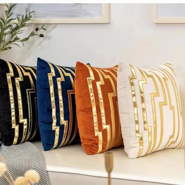 Velvet Cushion Home Textile Pillow Cover Living Room Office Sofa Cover