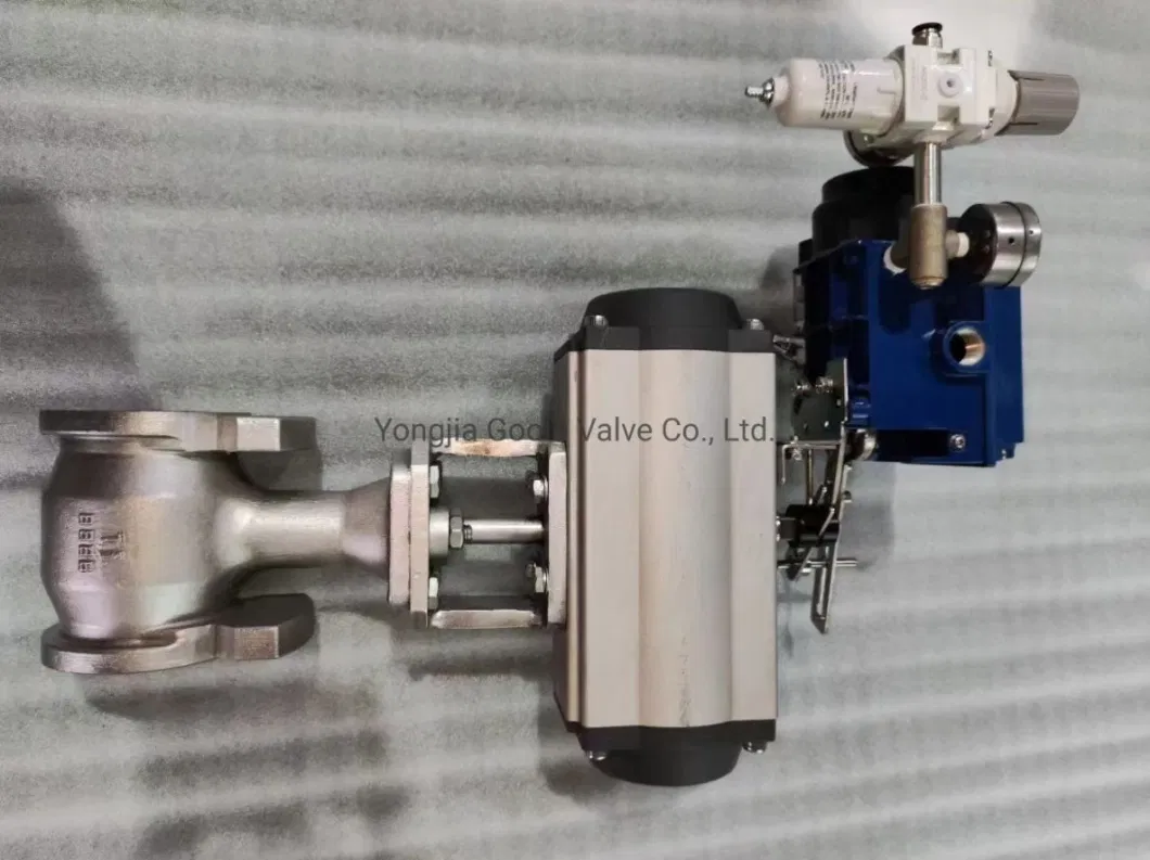 Electric/Motorized Wafer Type Soft Seated V Port Segment Control Ball Valve